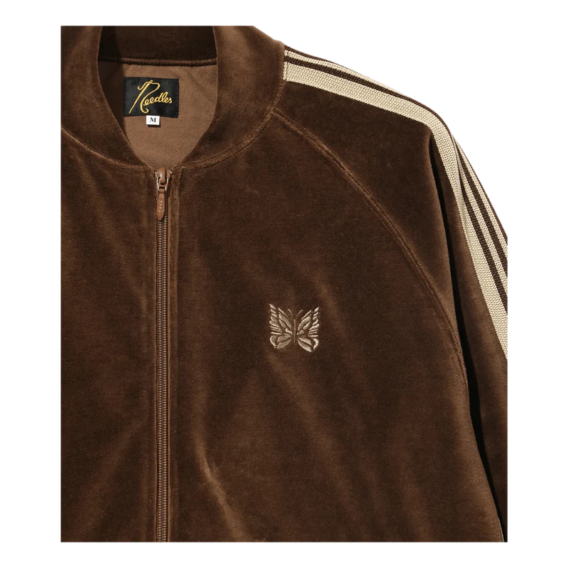 R.c. Track Jacket - C/pe Velou Brown
