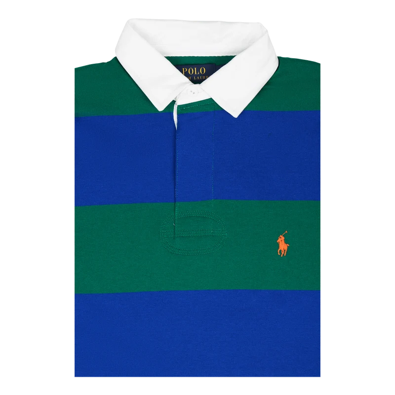Classic Fit Striped Jersey Rugby Shirt
