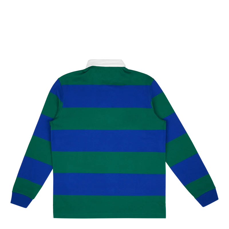 Classic Fit Striped Jersey Rugby Shirt