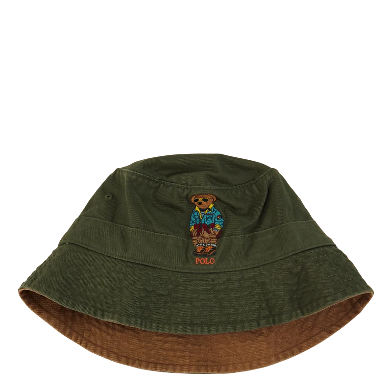 Polo Bear Twill Bucket Hat