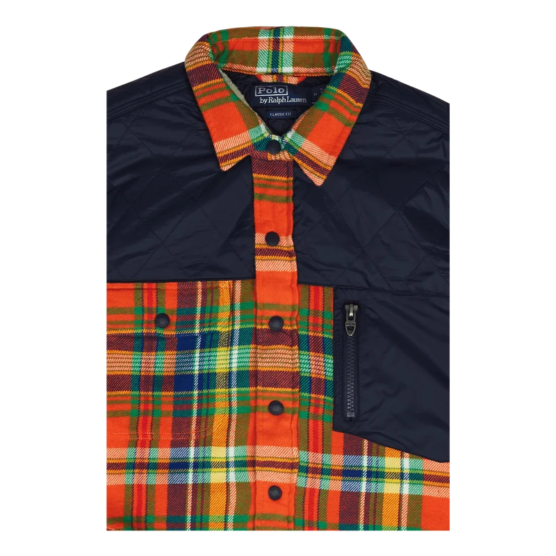 Outdoor Flannel-teck 5870 Orange/royal Multi