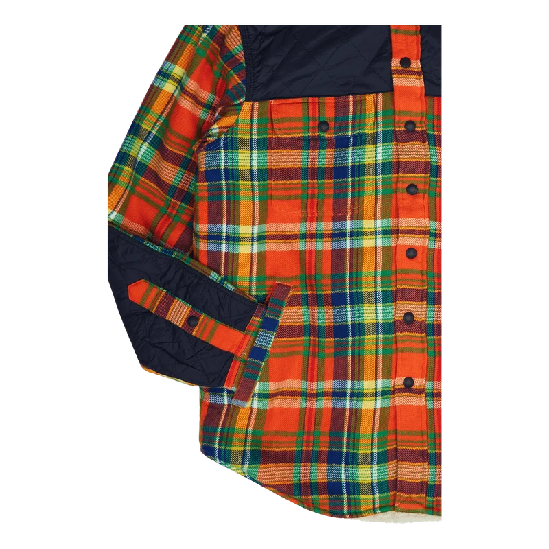 Outdoor Flannel-teck 5870 Orange/royal Multi