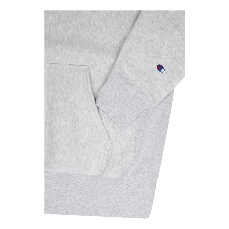Hooded Sweatshirt Gray Melange Light