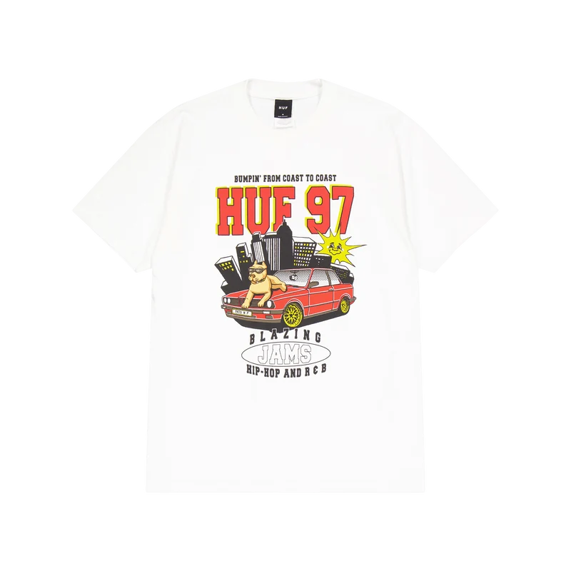 Blazing Jams S/s Tee White