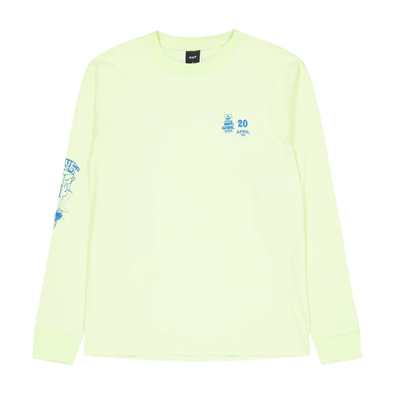 Game Over L/s Tee Lime