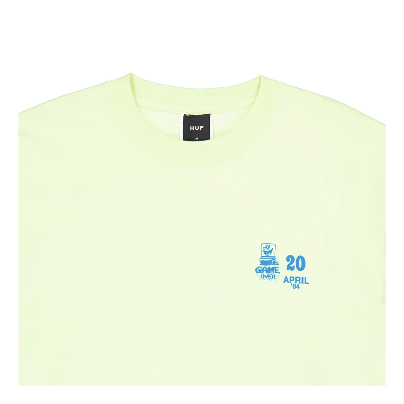 Game Over L/s Tee Lime