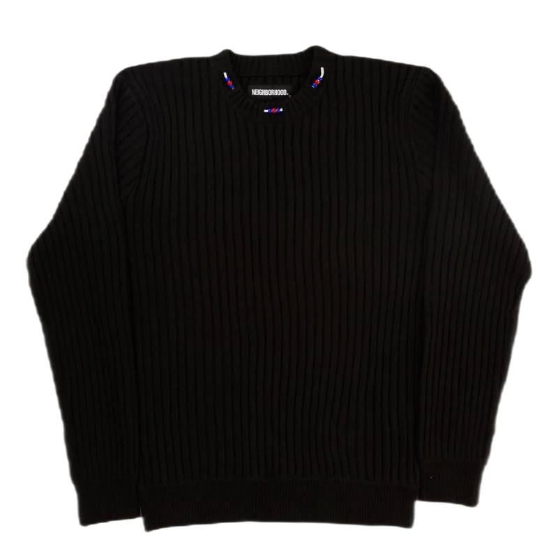 Rib / Ea-knit . Ls Bk