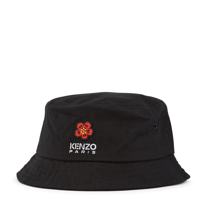 Bucket Hat Boke Flower Black