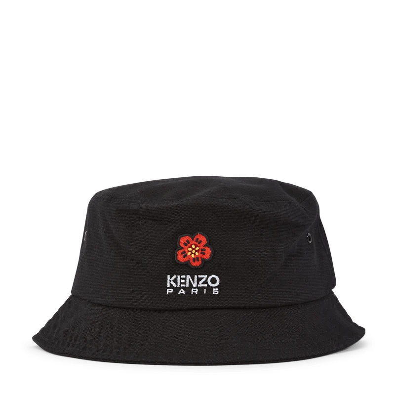 Bucket Hat Boke Flower Black