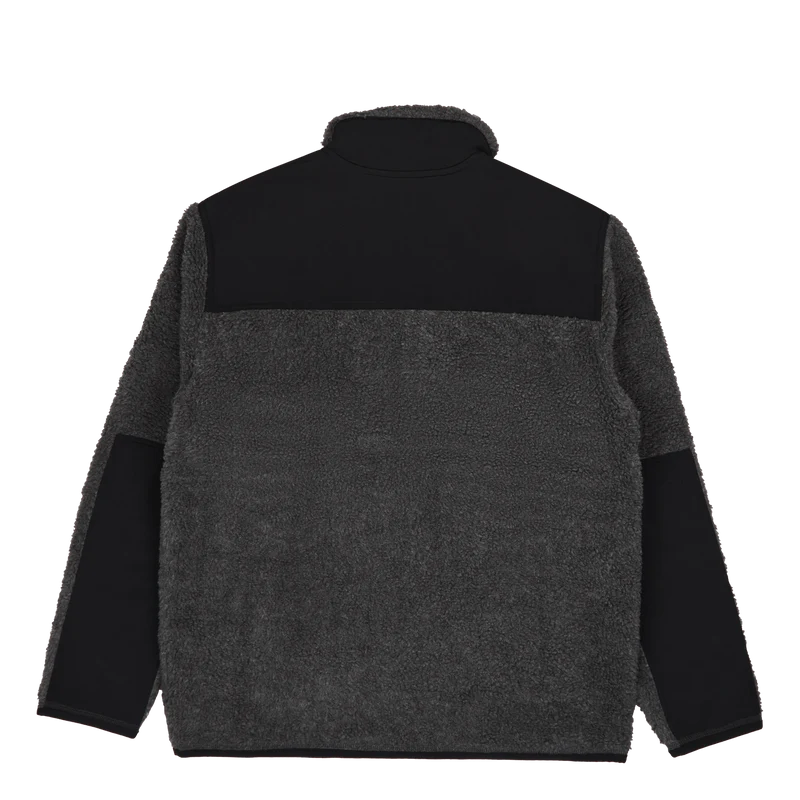 Wind-Blocking Hybrid Jacket Barclay Heather/Polo Black
