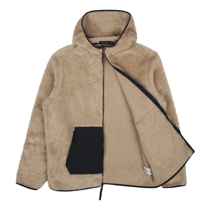 Pile Fleece Full-Zip Hoodie