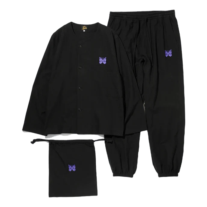 Pajama Set - Cotton Flannel Black