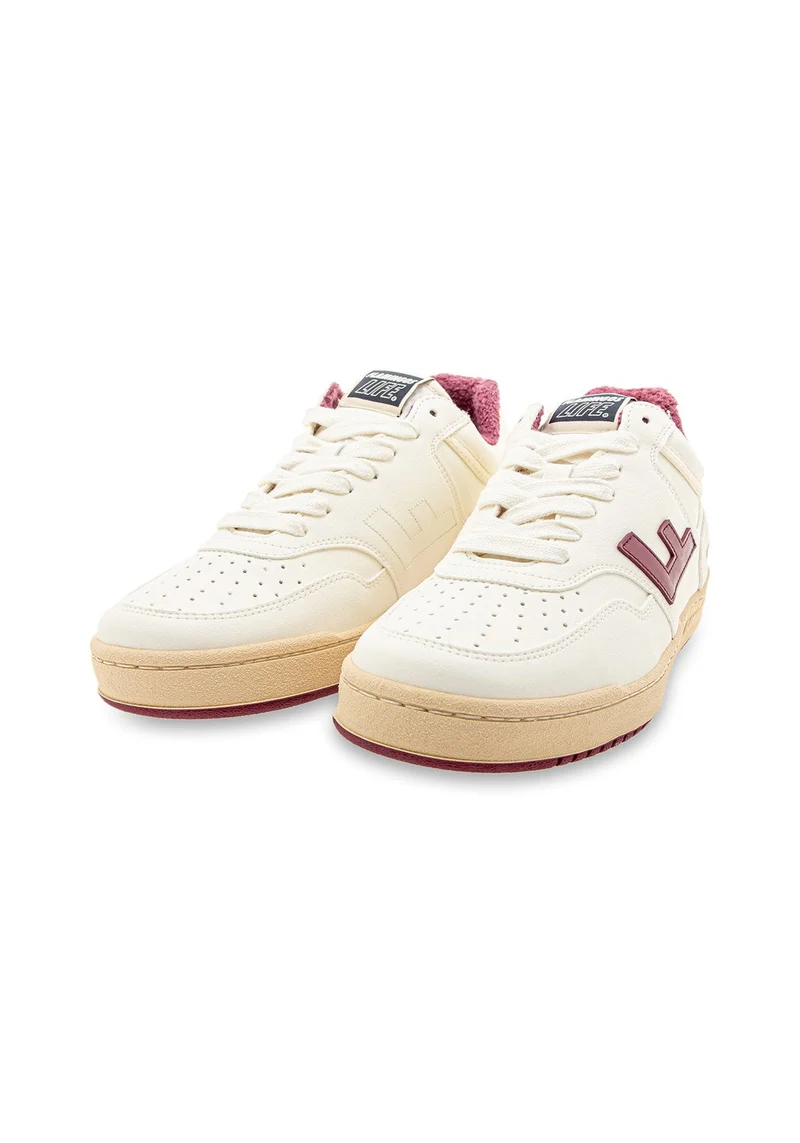 Retro 90s pearl vanilla aubergine