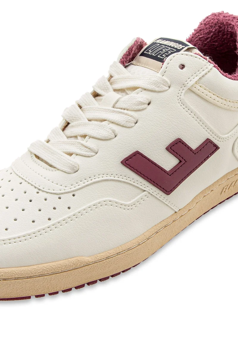 Retro 90s pearl vanilla aubergine