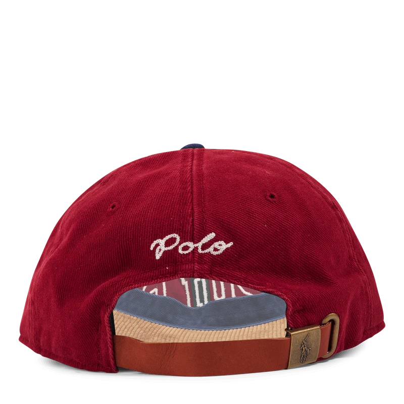 Logo Twill Ball Cap Holiday Red/Newport Navy