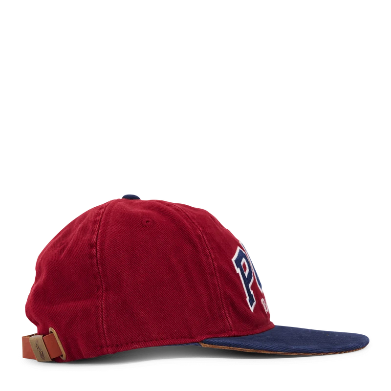 Logo Twill Ball Cap Holiday Red/Newport Navy