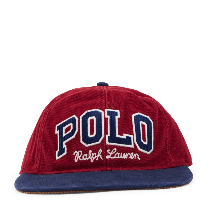 Logo Twill Ball Cap Holiday Red/Newport Navy