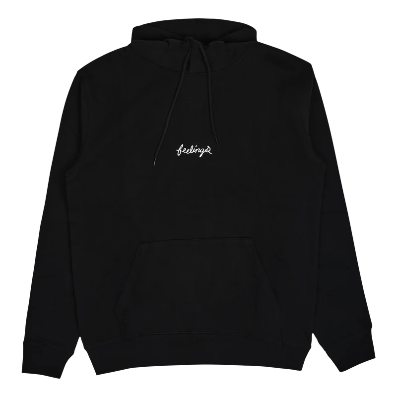 Rose Hooded Sweatshirt Black