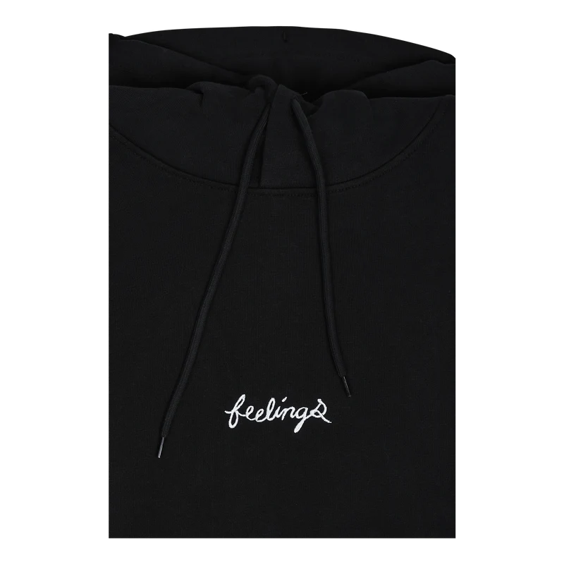 Rose Hooded Sweatshirt Black