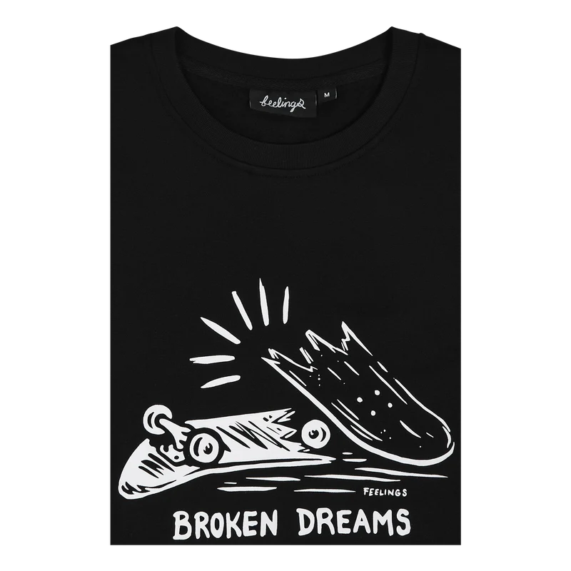 Broken Dreams Crewneck Sweatsh Black