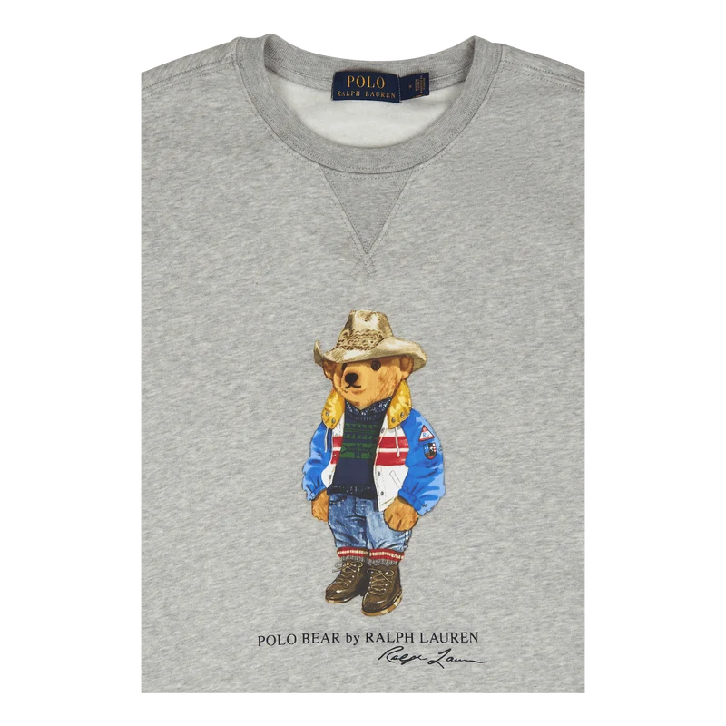 Polo Bear Fleece Sweatshirt Hol22 Andvr Htr Sun Vally Bear