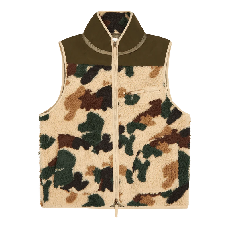 Fleece Layer Vest Stan Duck Camo