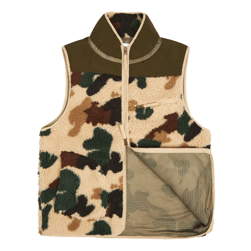 Fleece Layer Vest Stan Duck Camo
