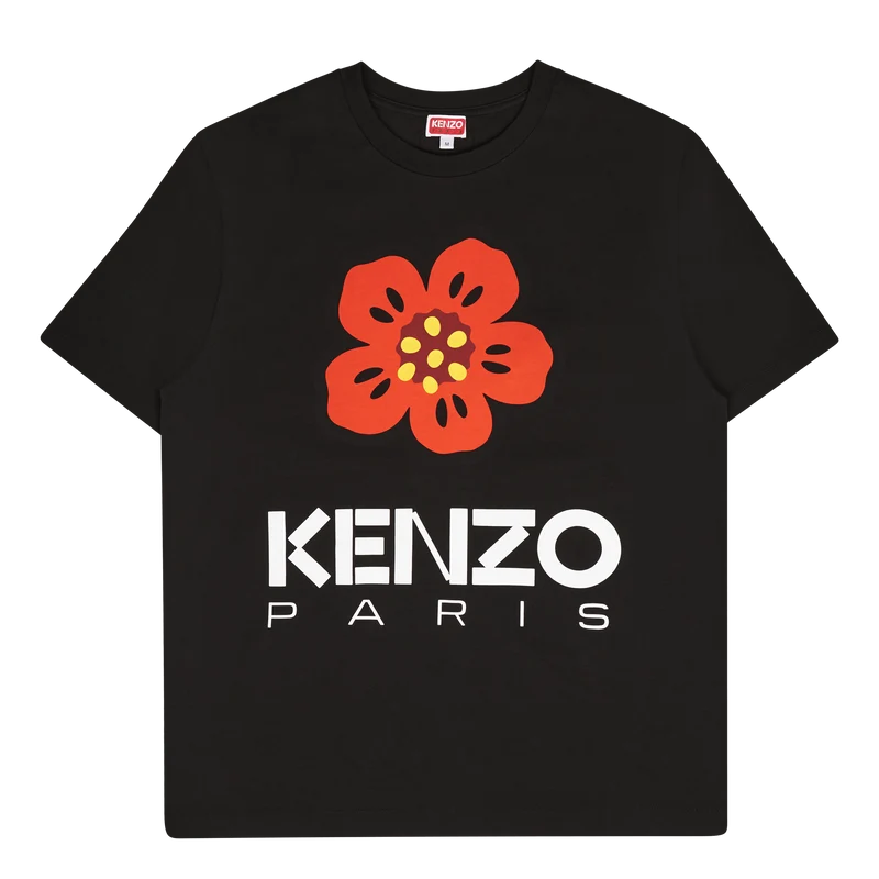 T-shirt Boke Flower Black