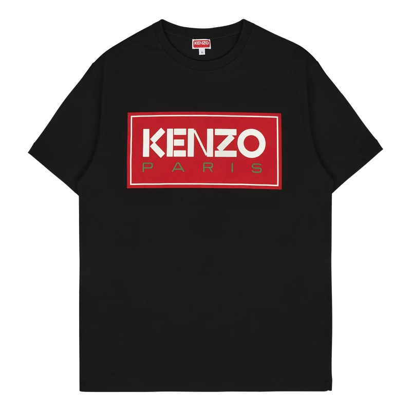 T-shirt Tricolor Kenzo Paris Black