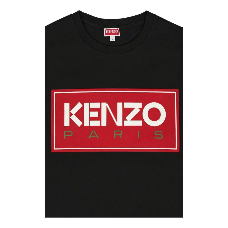T-shirt Tricolor Kenzo Paris Black