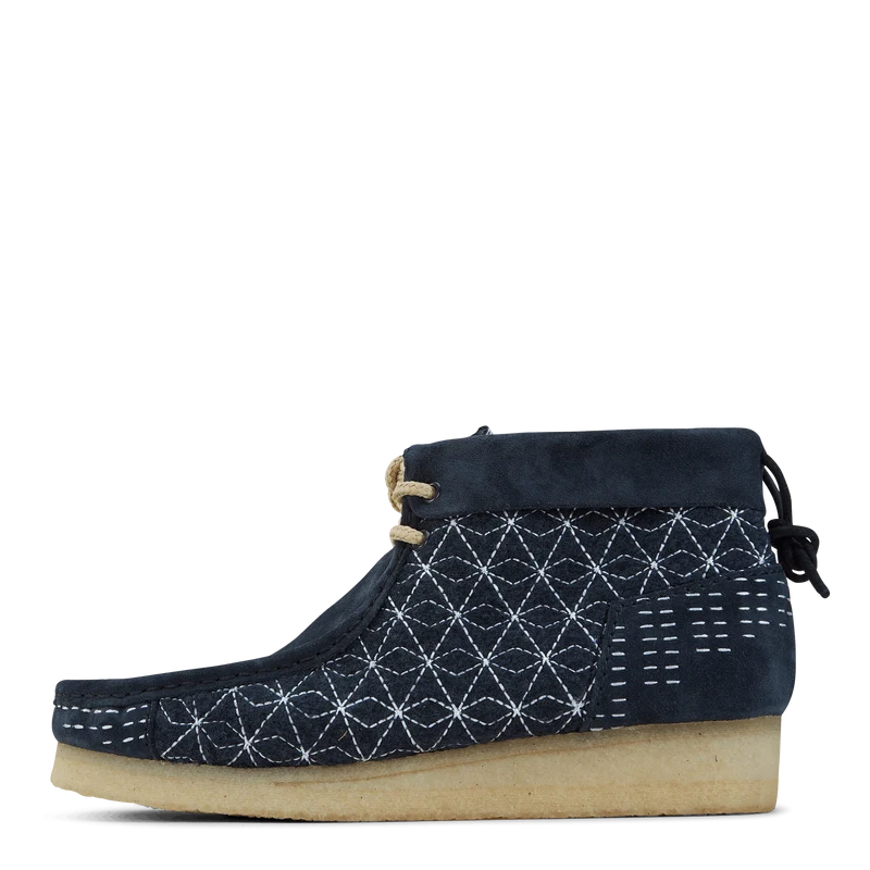 Wallabee Boot Navy Sashiko