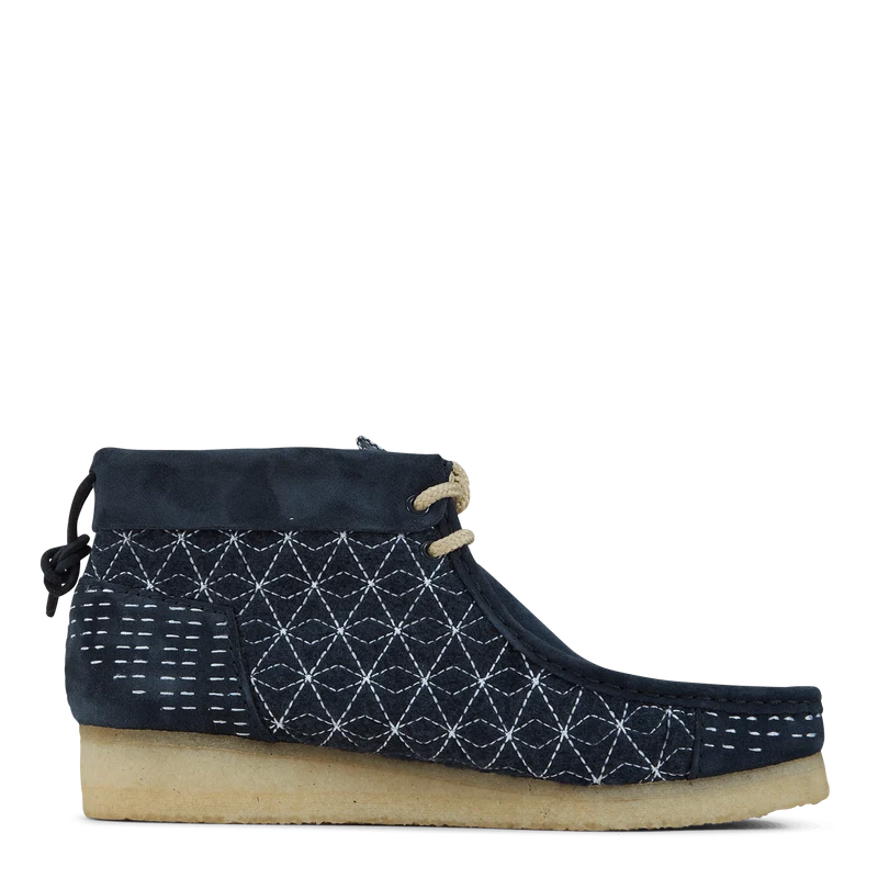 Wallabee Boot Navy Sashiko