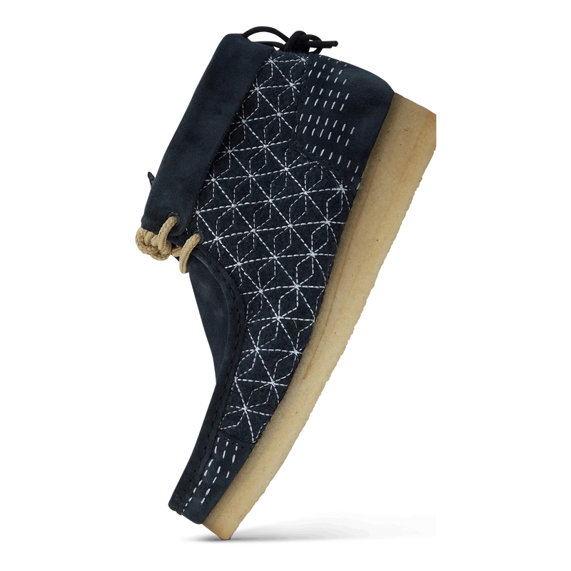 Wallabee Boot Navy Sashiko