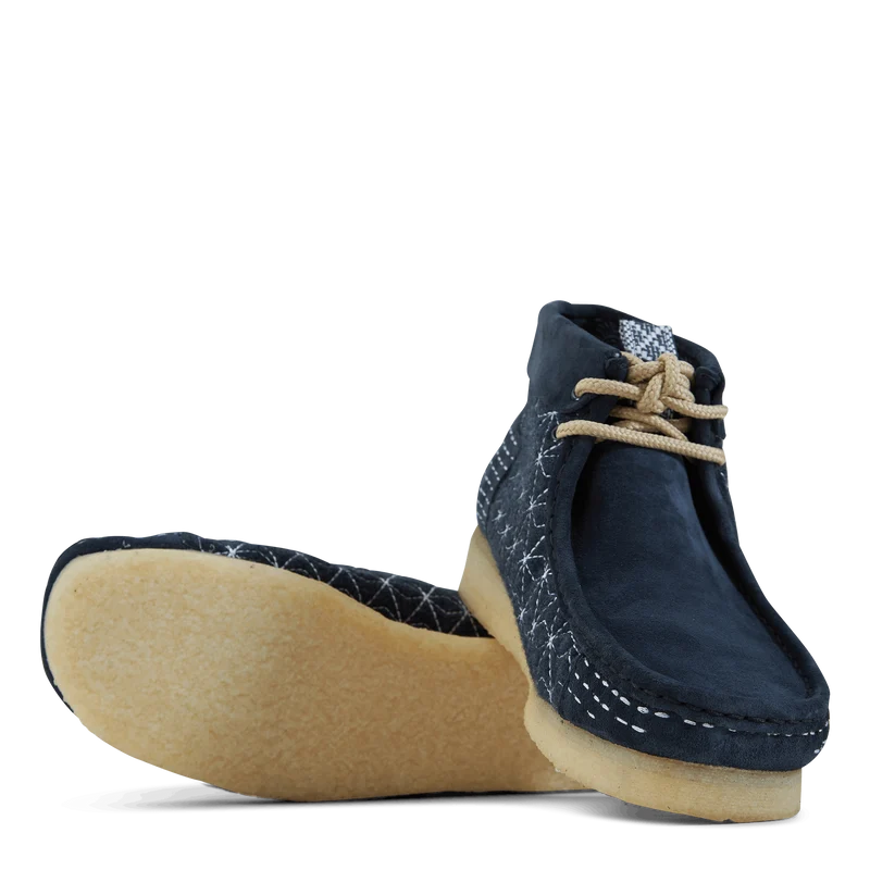 Wallabee Boot Navy Sashiko