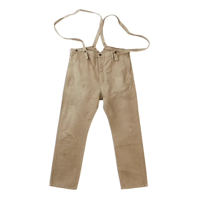 Travailler Braces Pants Dmgd Beige