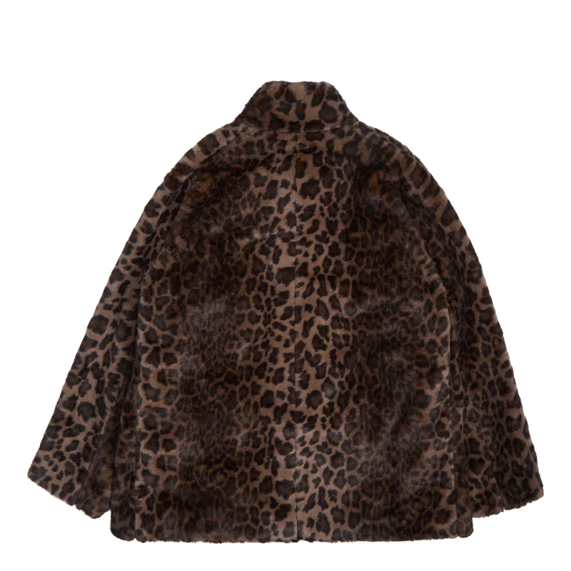 Needles S.c. Car Coat - Faux F Brown