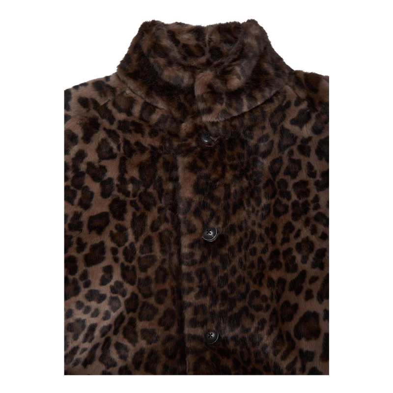 Needles S.c. Car Coat - Faux F Brown