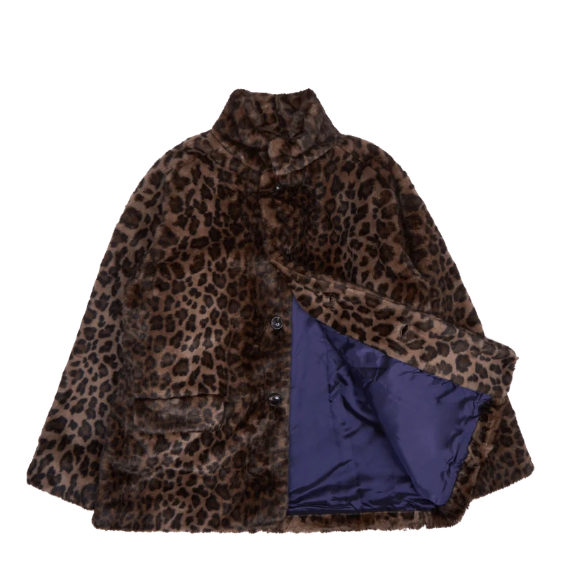 Needles S.c. Car Coat - Faux F Brown