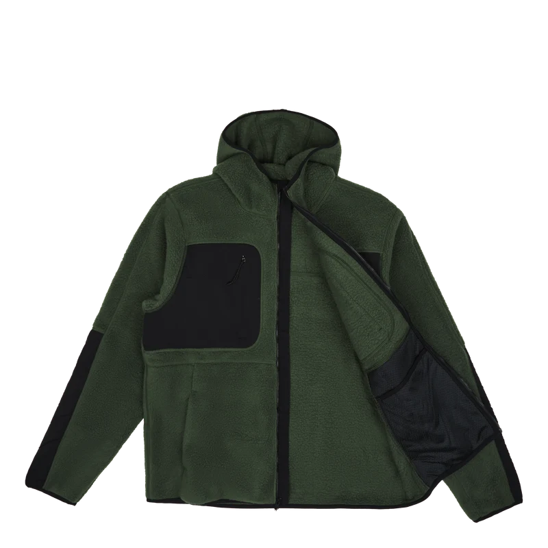 Hicamp™ Fleece Hoody Surplus Green