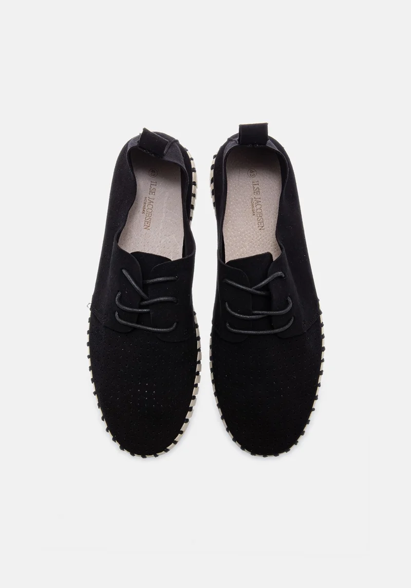 Flats for Men black