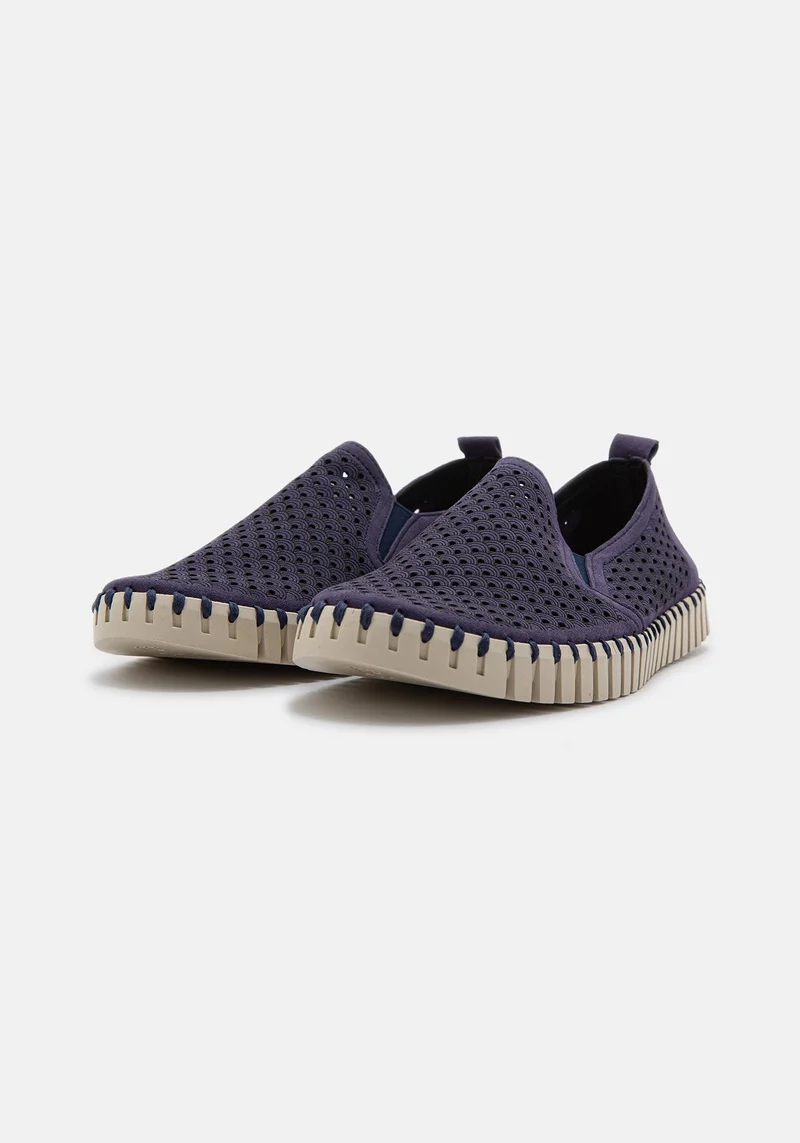 Flats for Men navy dunkel