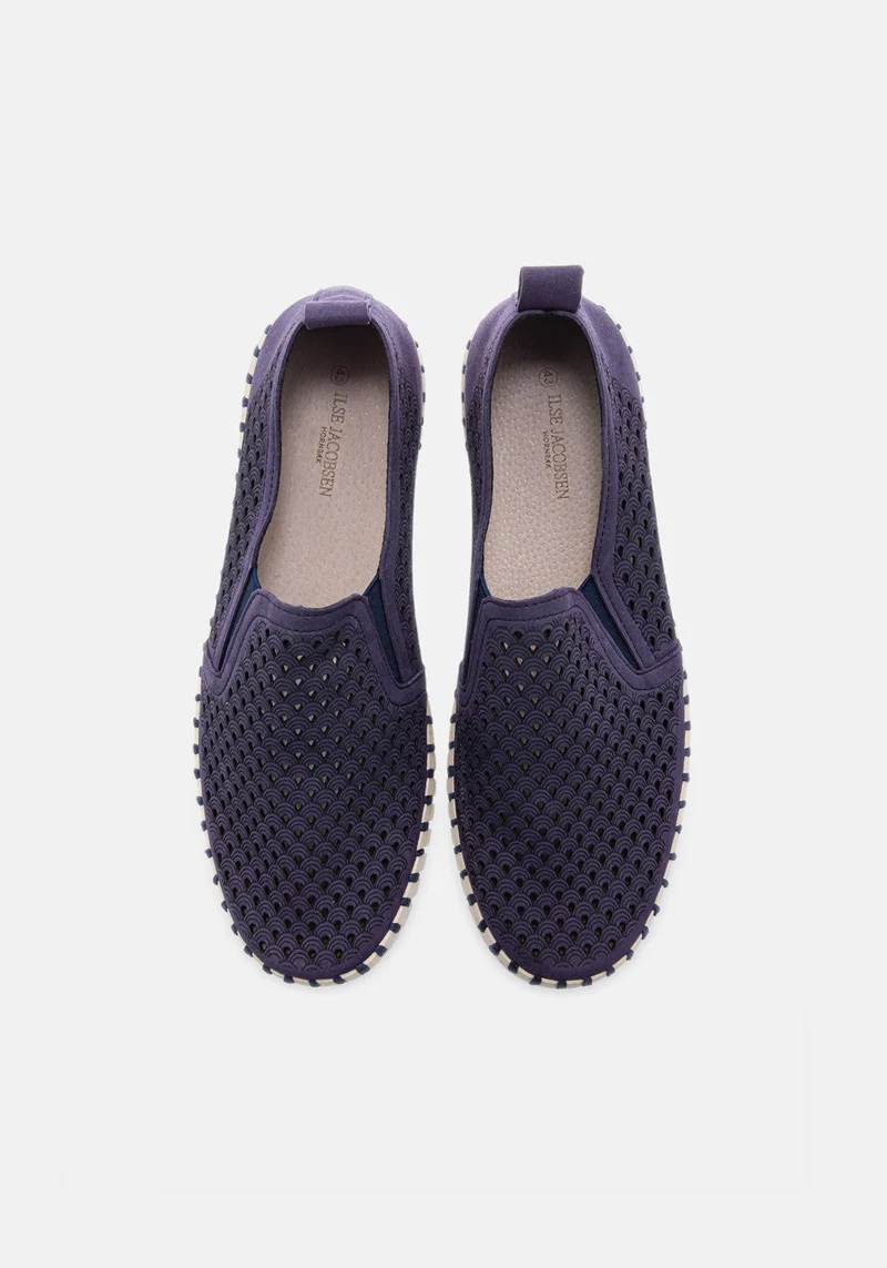 Flats for Men navy dunkel