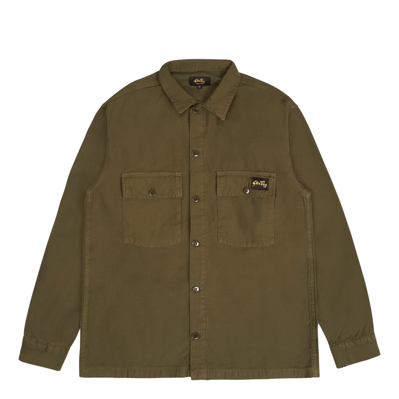 Cpo Shirt Dark Olive Sateen