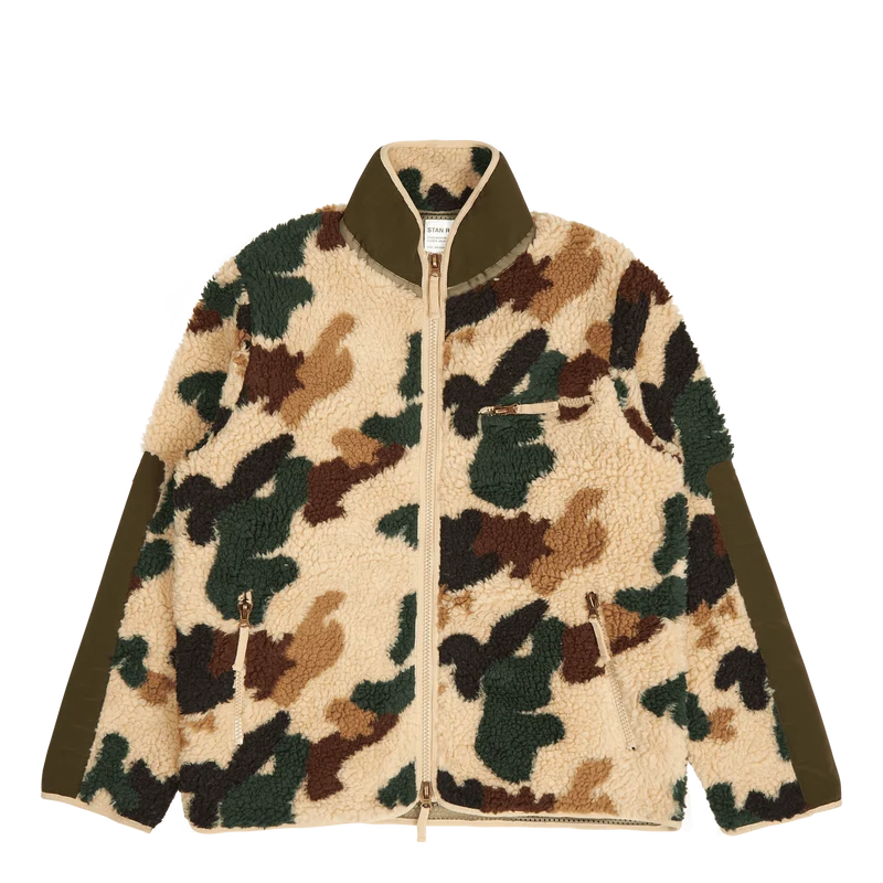 High Pile Fleece Stan Duck Camo