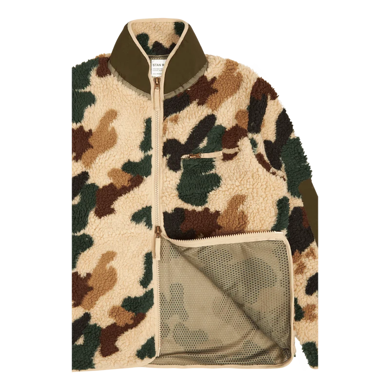 High Pile Fleece Stan Duck Camo