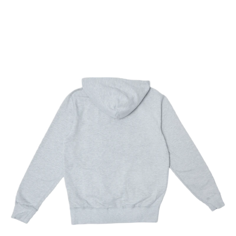 Logo Fleece Hoodie Grey Htr