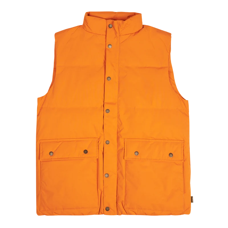 Down Vest Orange