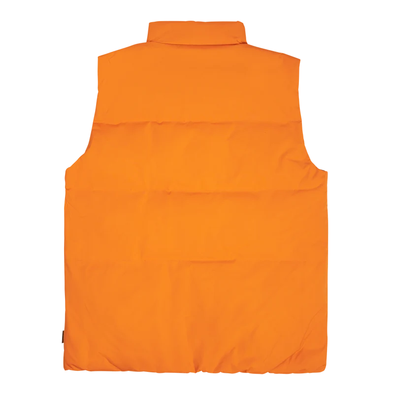 Down Vest Orange