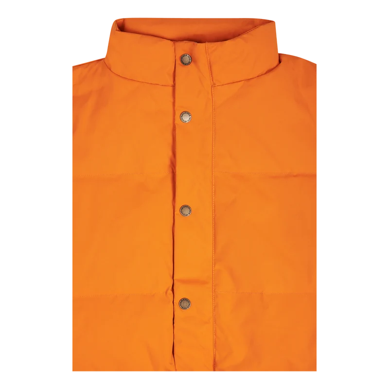 Down Vest Orange