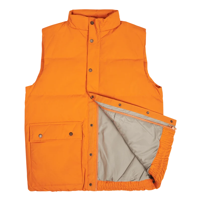 Down Vest Orange